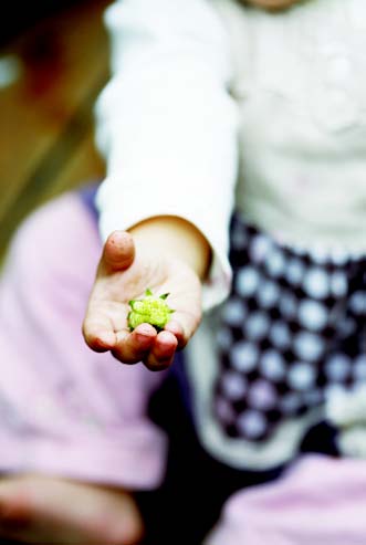 最愛的親子空間 a. 全家人的頂樓花園 小朋友跟媽媽一
