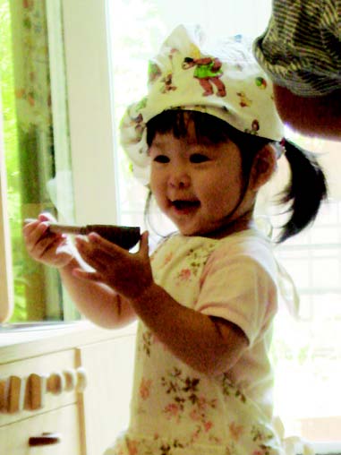 最愛的親子空間 a. 全家人的頂樓花園 小朋友跟媽媽一