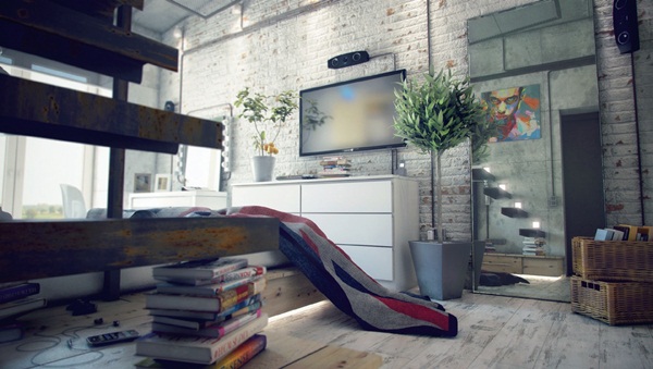 本案位於俄羅斯聖彼得堡,是當地典型的三房公寓,本身