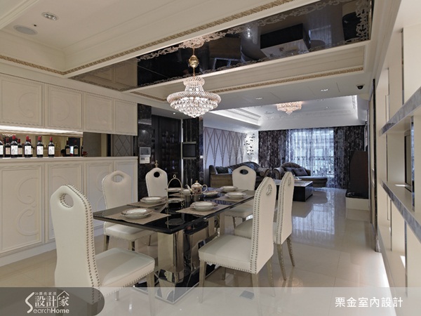新古典空間因為有著古典風格的穩重但同時兼有現代風格