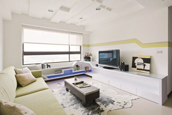 在整體基礎工程做完之後，不一定馬上急著為空間做上滿