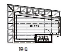 位處市中心，建地只有9 坪，而且三面緊臨隔壁建築，唯