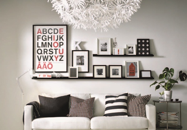 在Loft空間中,藝術品的陳列佔了很重要的一部分,而台