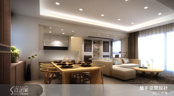 不論是大豪宅或是小坪數,完美維持空間寬敞舒適的感受