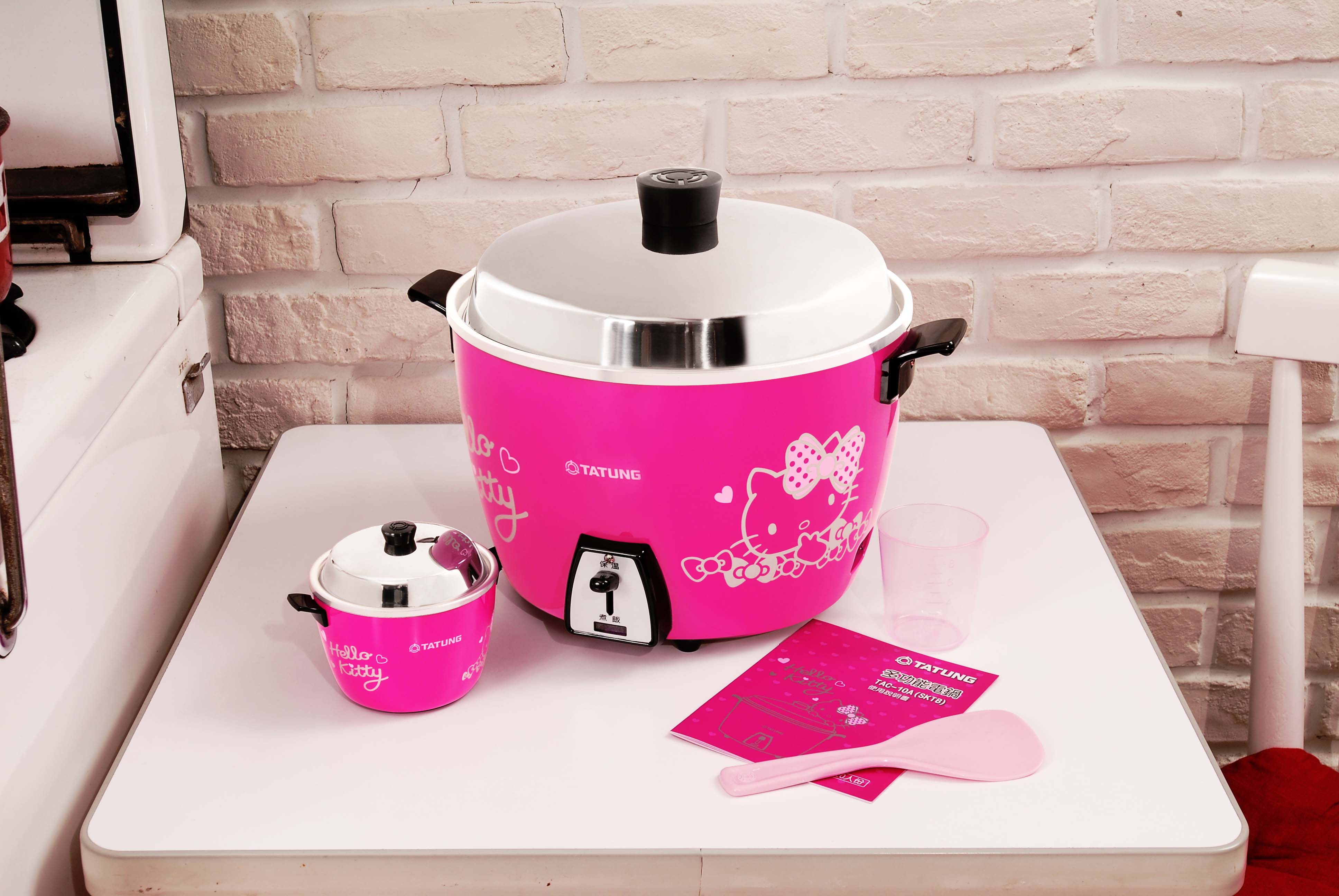 Hello Kitty迷有福了,第二代大同Hello Kitty櫻桃粉限