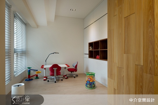 一家四口共同享有38坪的空間，該怎麼安排格局才能發揮