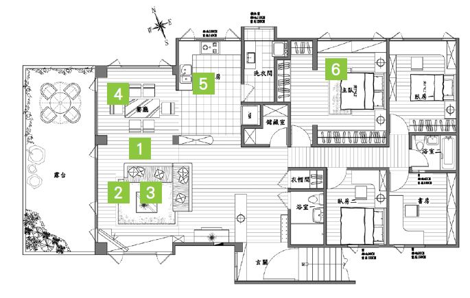 本案位於外雙溪山區老公寓的頂樓，絕佳的地理位置，讓