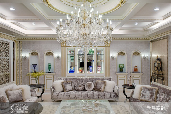 注重機能與設計細節,運用線板、雕花、大理石拼花詮釋