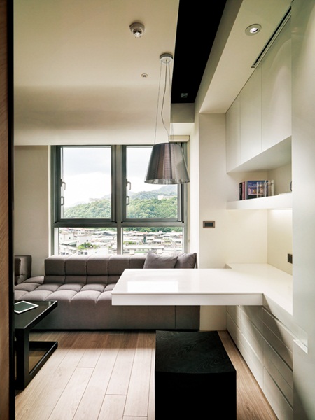 小坪數空間是最能體現空間趣味的設計類型之一。空間雖