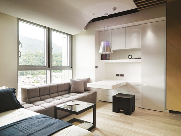 小坪數空間是最能體現空間趣味的設計類型之一。空間雖