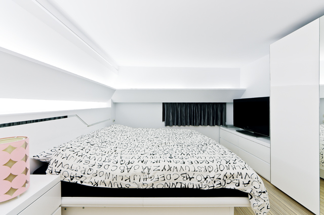 為落實屋主喜歡的現代科技感的風格,除設定黑白的配色