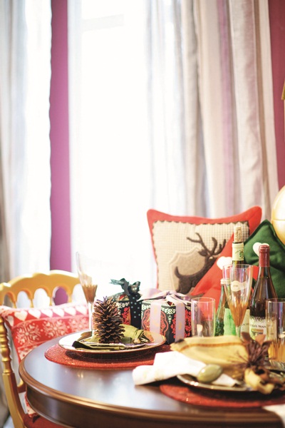 聖誕節除了聖誕樹之外，最重要的就是聖誕餐桌的佈置擺