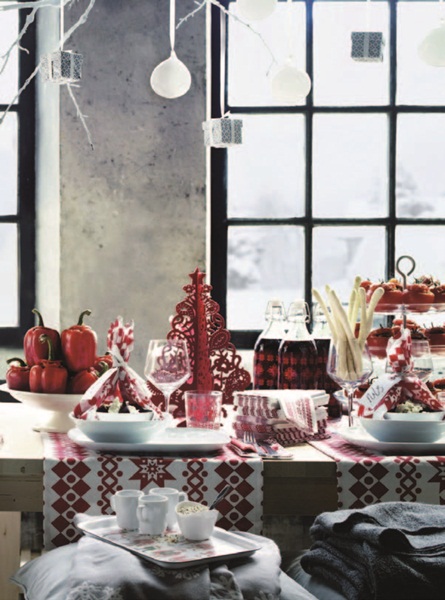 聖誕節除了聖誕樹之外，最重要的就是聖誕餐桌的佈置擺