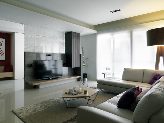 在家就是要全然的放鬆,享受生活。希望居家視線通透具