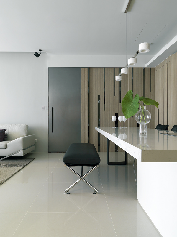 在家就是要全然的放鬆,享受生活。希望居家視線通透具