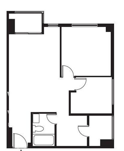 屋主為單身一人，買下這僅有16坪的居住空間，除了為了