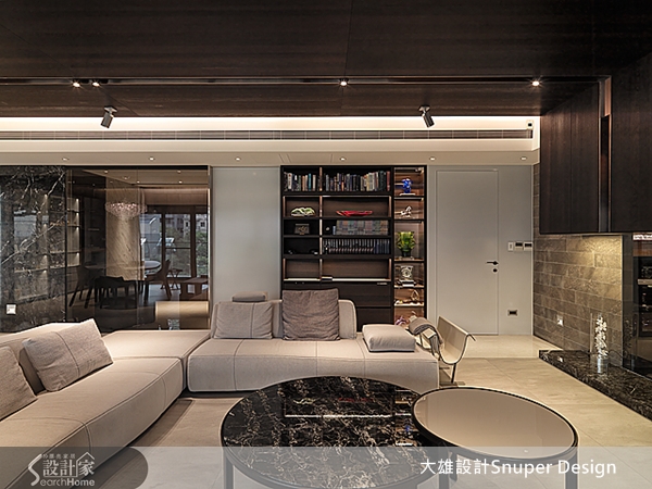 豪宅不一定要用外顯而浮誇的材質來妝點，大雄設計Snup