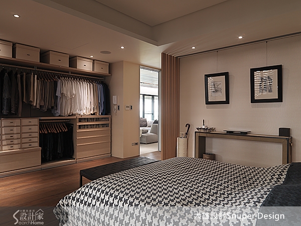 豪宅不一定要用外顯而浮誇的材質來妝點，大雄設計Snup