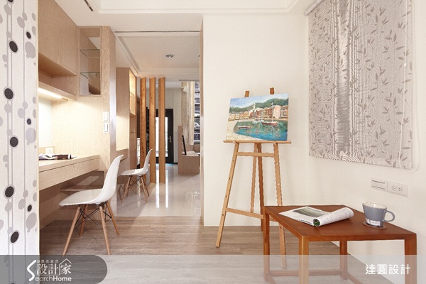 獨棟透天型式的此案,屋主共一家四口,因為不小的坪數