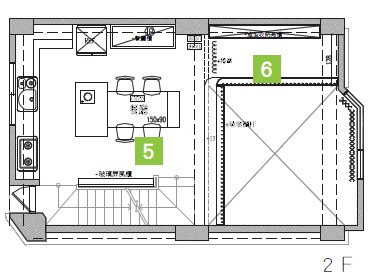 獨棟透天型式的此案,屋主共一家四口,因為不小的坪數