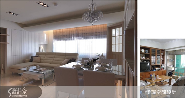 經歷溝通、洽談、審慎評估之後與設計公司簽約開始裝潢