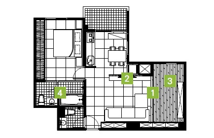 單身的男屋主喜愛簡潔的風格、木質的自然及帶有精品飯