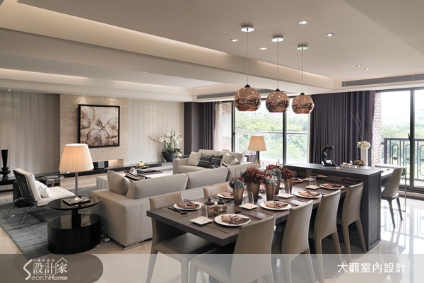 本案為建商委託盧國輝設計師規畫的實品屋,業主希望整