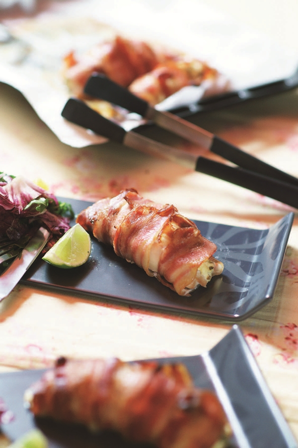 主菜 德州烤雞培根捲
Texas Tailgaters
1 預熱烤