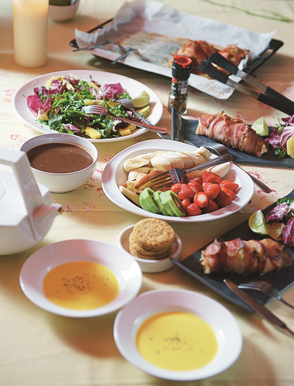 主菜 德州烤雞培根捲
Texas Tailgaters
1 預熱烤