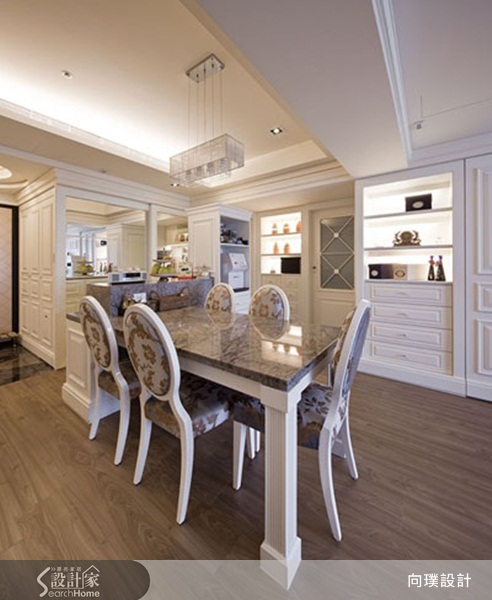 自然的木材質,能創造居家溫潤減壓的生活感,也可以是