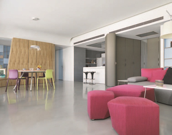 空間該如變得有律動感？加入曲線的編排或許有辦法！擅