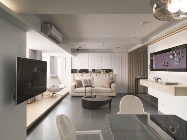 除了光線和通風，格局和動線同樣是構成舒適居家的重要