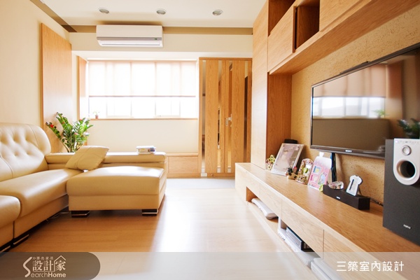 中古屋年紀的住宅,房子格局總是很制式,設計師改變了