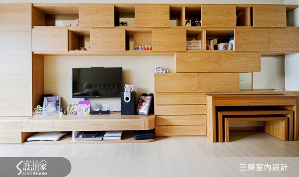 中古屋年紀的住宅,房子格局總是很制式,設計師改變了