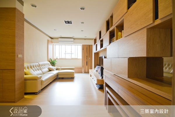 中古屋年紀的住宅,房子格局總是很制式,設計師改變了