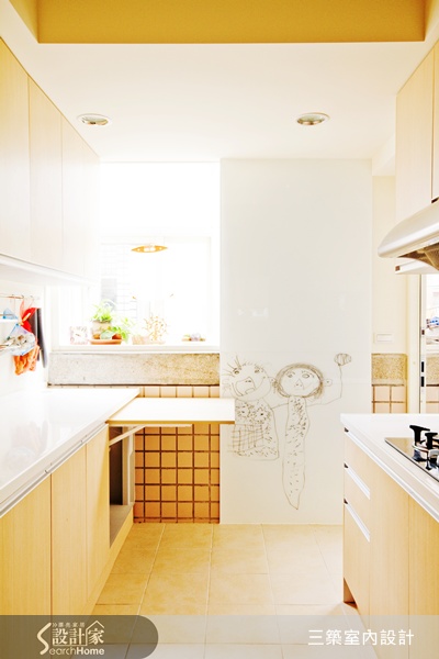 中古屋年紀的住宅,房子格局總是很制式,設計師改變了