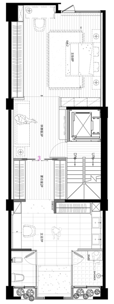 接手裝修到一半的透天住宅,必須將原裝潢拆除,管線重