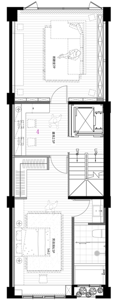 接手裝修到一半的透天住宅，必須將原裝潢拆除，管線重