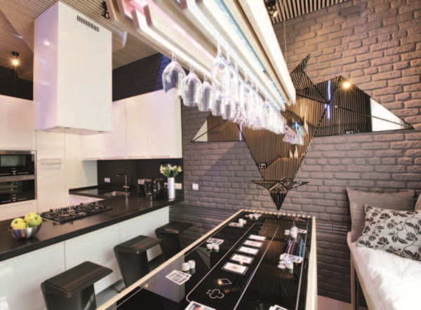 本案位在莫斯科，來自當地的Geometrix Design設計公司