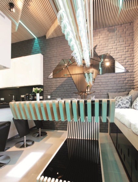 本案位在莫斯科，來自當地的Geometrix Design設計公司