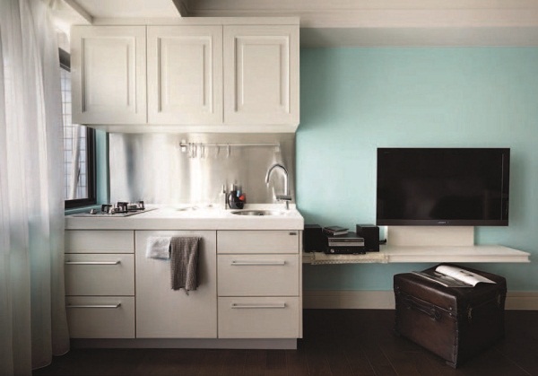 屋主為30歲左右女性,第一次可以自己決定家的樣貌和擺