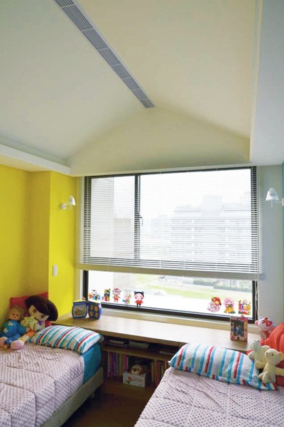 以純粹睡眠為主的親子兒童房設計，讓孩子可以好好睡覺