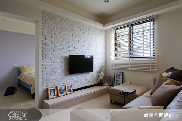 坪數雖然小，卻也不能消減追求風格的夢想。這間位於三