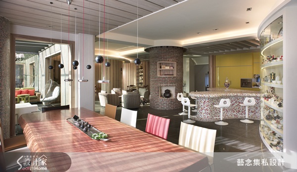 由於屋主喜歡自然環境帶來的生生氣息,特別選在台北近