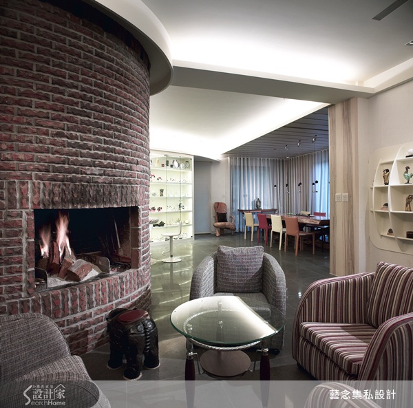 由於屋主喜歡自然環境帶來的生生氣息,特別選在台北近