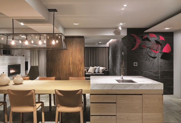 屋主期望設計師能將空間打造成如相片中的風景一般，於