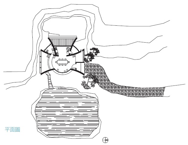 隱身於新竹縣寶山鄉水庫附近的T House，又有諧音「tea