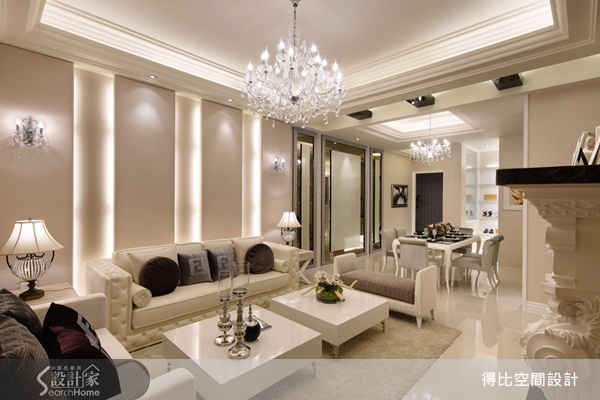 居家裝潢設計中，為求空間能有放大、延伸效果，通常在