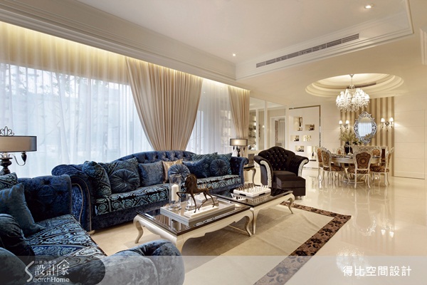 居家裝潢設計中，為求空間能有放大、延伸效果，通常在