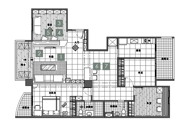 屋主夫妻買下這間位於台中市的12年中古屋,希望藉由墨
